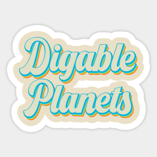 vintage color digable planets Sticker